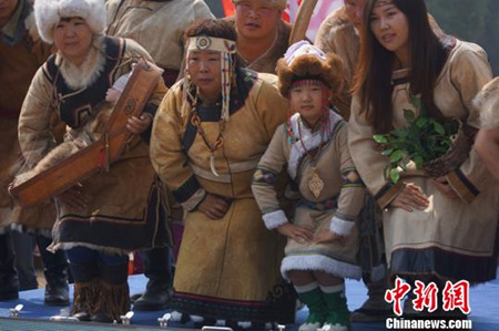 File photo shows people of the ethnic minority.