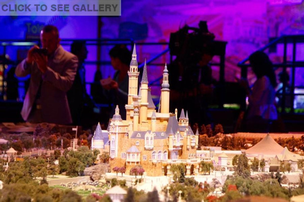 Details of Shanghai Disneylands are unveiled today. Shanghai Disney Resort will feature six themed lands filled with world-class attractions and live shows -- many appearing for the first time at a Disney amusement park. (Photo: Shanghai Daily/Dong Jun)