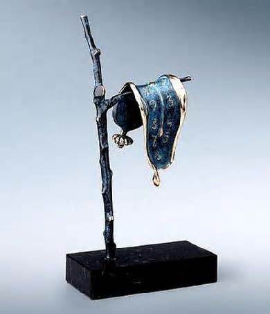 Bronze sculptures Persistence of Memory