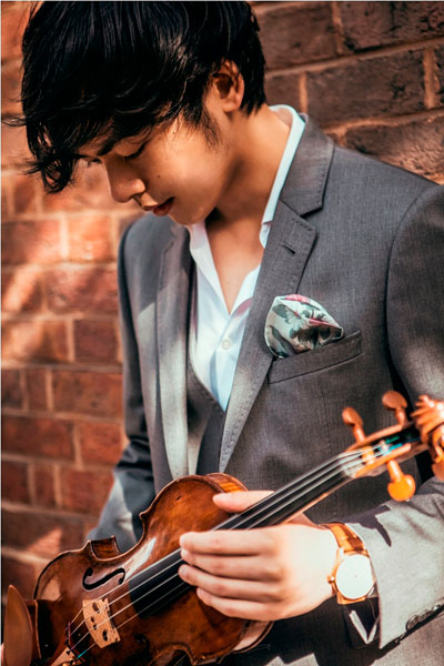 Chinese violin maestro Zhang Yijia. (Photo provided to China Daily)