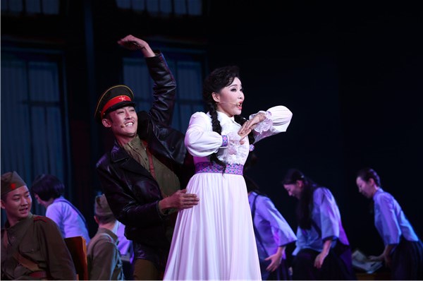 The musical Galiya is based on the real story of a heroic young woman in Suifenhe, Heilongjiang province, during World War II.  (Photo by Zou Hong/China Daily)