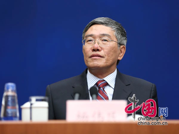 Yang Weimin outlined a reform plan on monitoring of ecological progress in Beijing on Thursday. (Photo/china.org.cn)