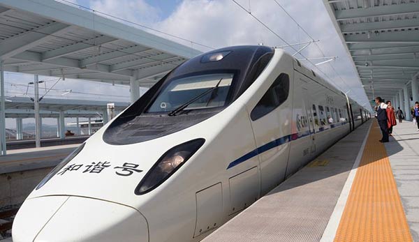 High-speed rail in China (Photo/Xinhua)