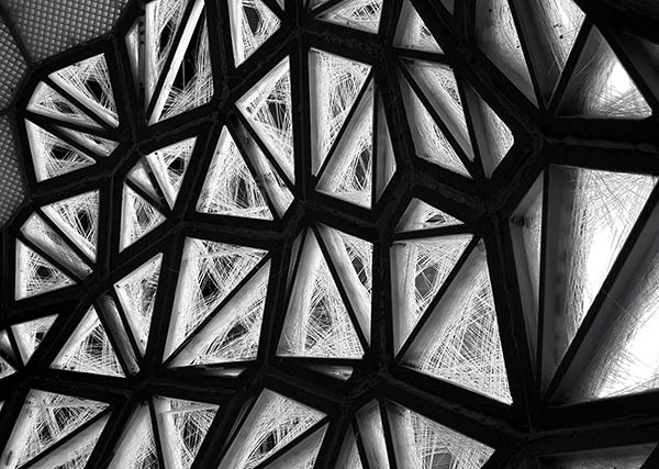 Details of the 3D printed architectural structure VULCAN. (Photo provided to chinadaily.com.cn)