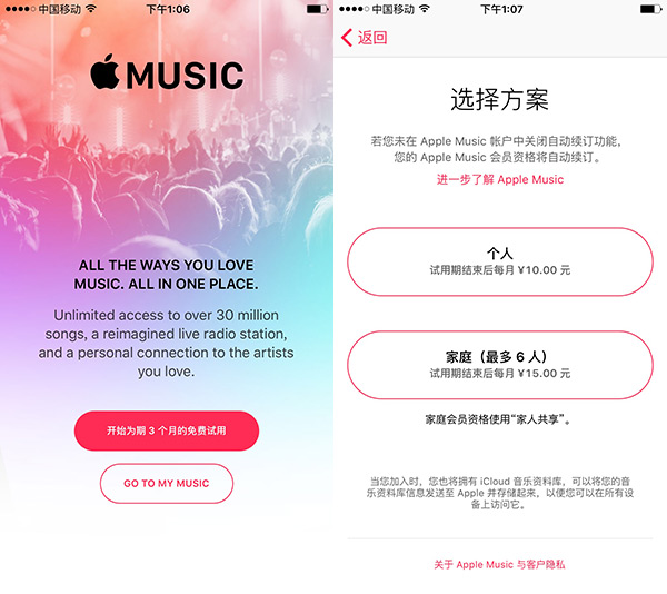 Screenshot of Apple Music. (Photo/chinadaily.com.cn)