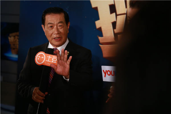 Henry Chang-Yu Lee at a press conference in Beijing for the reality TV show he stars in. (Photo/Provided to China Daily)