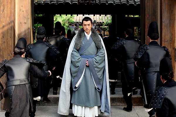 Actor Hu Ge portrays the strategist Mei Changsu in Nirvana in Fire, one of the most popular TV series in recent times. (Photo provided to China Daily)