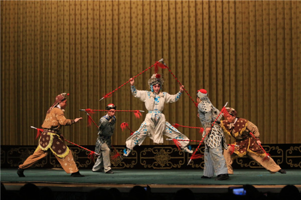 Performances of Peking Opera, which originated in the mid-19th century, are still popular among Chinese audiences. (Photo provided to China Daily)
