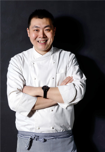 Opposite House hotel chef Hubert Hu. (Photo provided to China Daily)