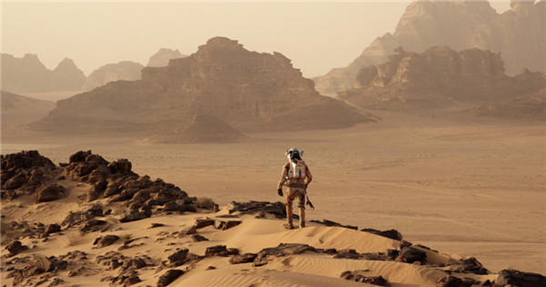 A still of The Martian. (Photo provided to China Daily)