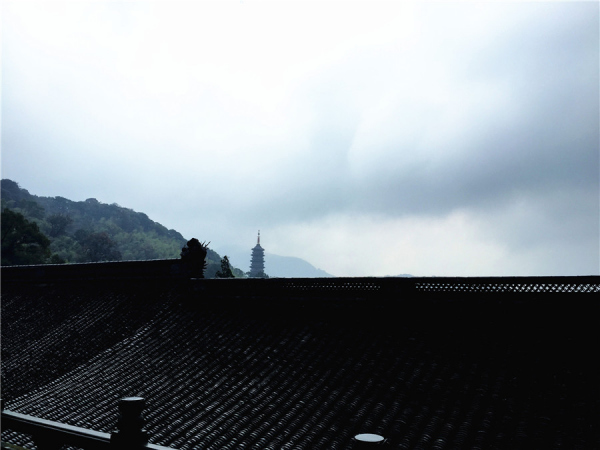 An view of the pagoda in the distance. (Photo: chinadaily.com.cn/Ruan Fan)