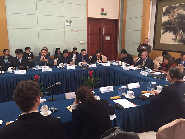 Central and Eastern European country representatives talk about the opportunities and challenges they are facing in a panel discussion on October 30, 2015. (Photo/China Daily)