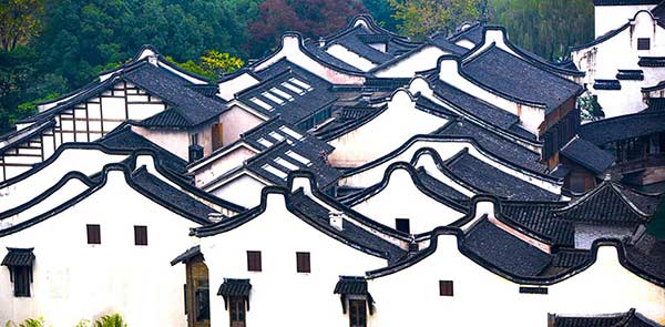 Architecture of Wuzhen. (Photo by Geng Feifei/China Daily)