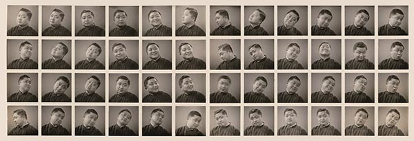 Zhang Guangyu explored with continuous shooting by putting together dozens of his own photos. Taken in the 1930s, the images would be today's selfies. (Photo provided to China Daily)