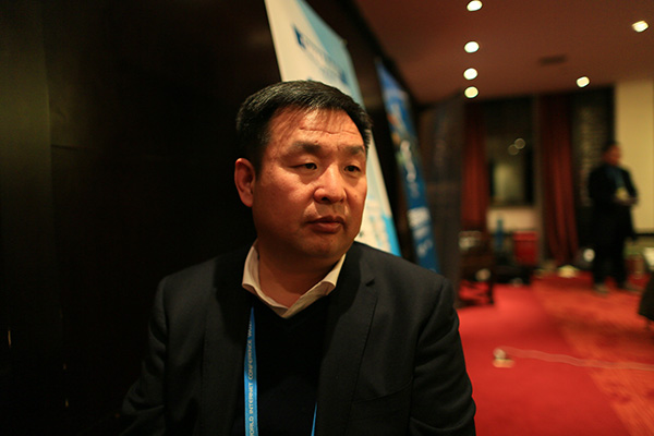 Wang Sicong, CEO of Beijing Eloan Ltd, speaks to media during the World Internet Conference in Wuzhen, Zhejiang province, Dec 16, 2015. (Photo: chinadaily.com.cn/Wang Chengmeng)