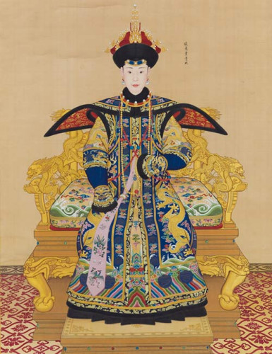 A Large Imperial Portrait of Consort Chunhui by Giuseppe Castiglione. (Photo/Sotheby's)