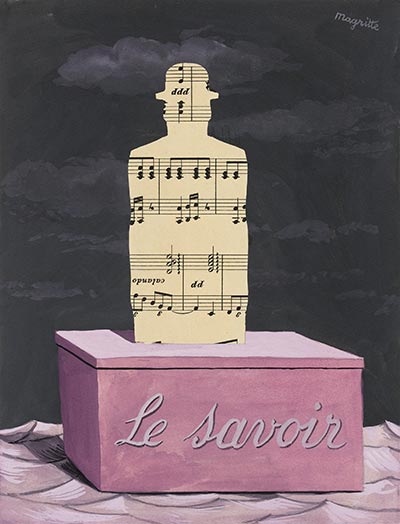 Magritte, L'usage de la parole. Photo provided to China Daily