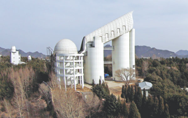 A file photo of the Large Sky Area Multi-Object Fiber Spectroscopic Telescope, also known as the Guo Shoujing Telescope. (Photo/Xinhua)