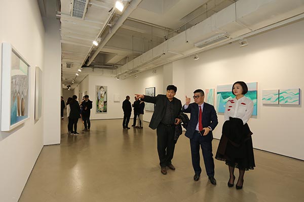 Wall Power - Wallpost Artist Exhibition will go until Jan 17. (Photo provided to China Daily)