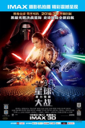 Poster of Star Wars: The Force Awakens.