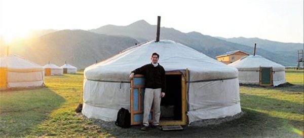 A cozy Ger camp near the ancient capital of Karakorum.(Photo/Shanghai Daily)