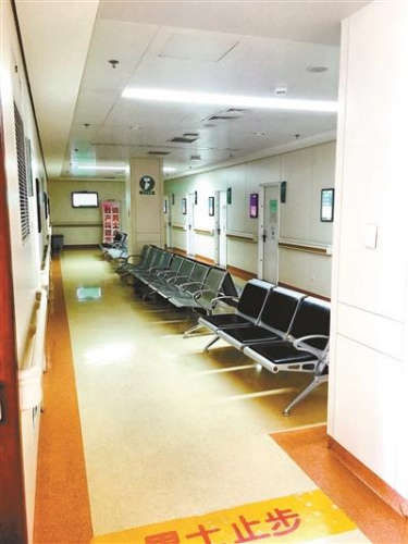 Photo taken inside the hospital (Photo/Beijing Youth Daily)