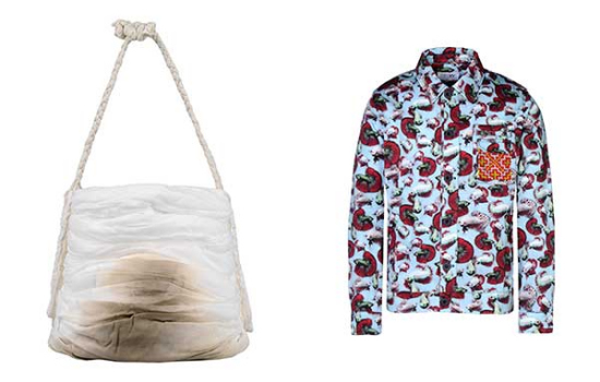 Creations by shortlisted designers of the Yoox Estethica Sustainability awards are eco-friendly but present signature styles as well. (Photo provided to China Daily)