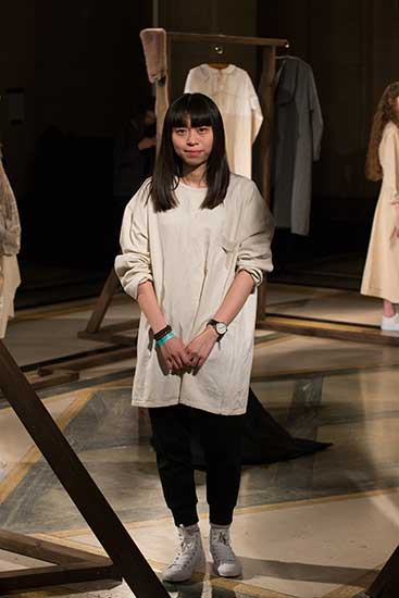 Su Renli is one of the six shortlisted Asian designers of the Yoox Estethica Sustainability awards. (Photo provided to China Daily)