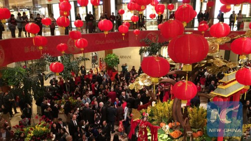 Web photo from the Quartz shows the South Coast Plaza celebrating Chinese New Year.