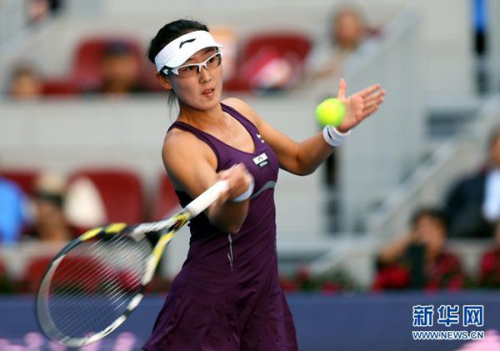 Chinese elite player Zheng Saisai (Xinhuanet file photo)