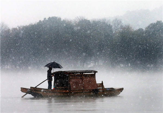The West Lake in Hangzhou.
