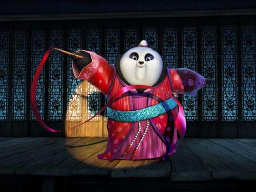 Meimei dances in Kung Fu Panda 3. (Photo/Mtime)