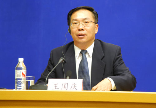 Wang Guoqing, new spokesman of China's top meeting of political advisors. (Photo/Xinhua)