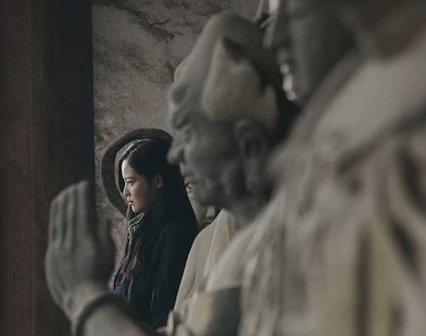 A scene from Crosscurrent, starring Xin Zhilei as the main female role.(Photo provided to China Daily)