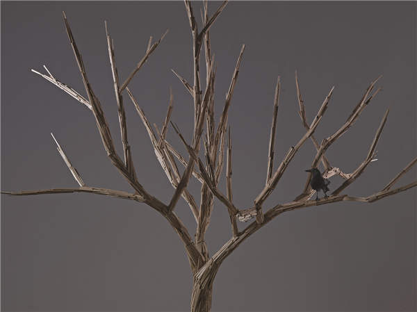 Ai Jing's installation The Tree of Life. (Photo provided to China Daily)