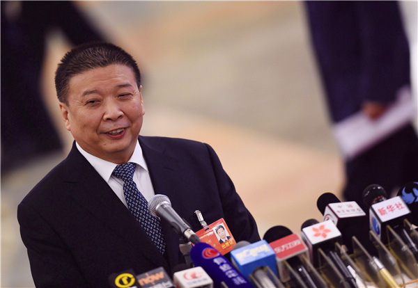 Jiang Daming at annual two sessions, on March 10, 2014 file photo. (Photo/Xinhua)