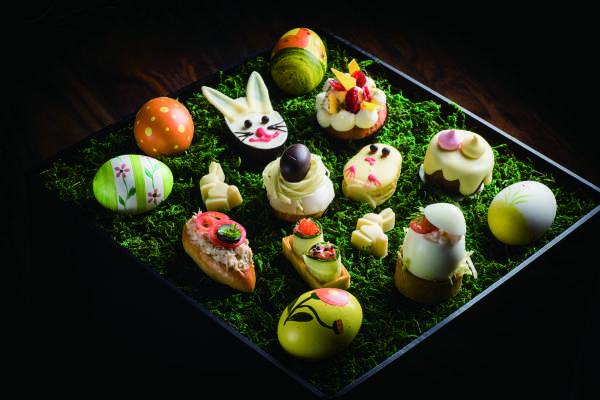 Easter-themed afternoon tea at Lobby Lounge (Photo courtesy of Conrad Beijing)