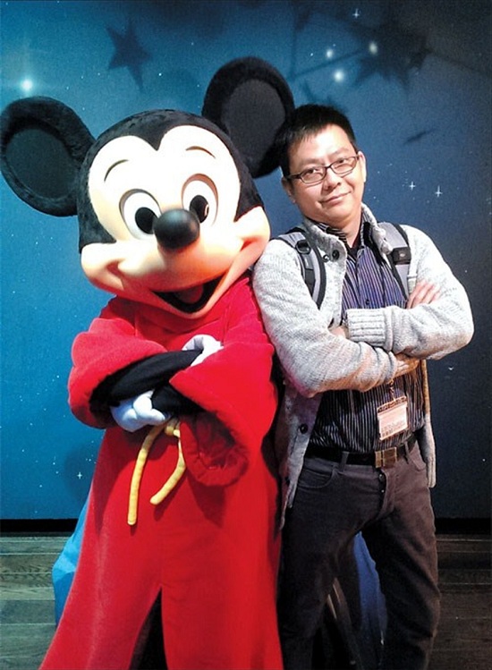 Wayne Huang is the director of marketing at the resort, focuses on promoting Disney culture to Chinese consumers.(Photo/Shanghai Daily)