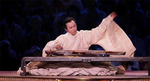 Guqin player Chen Leiji. (Photo provided to China Daily)