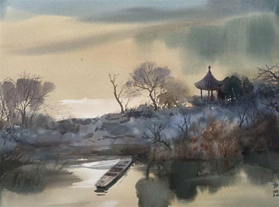 Autumn Waters by Chen Lixun 