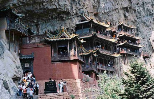 File photo of Hanging Temple.