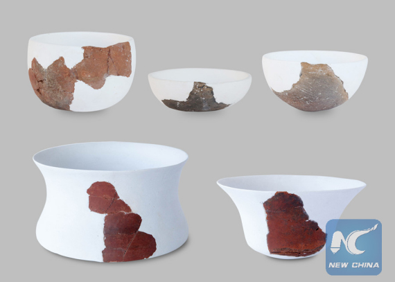 Excavation of Neolithic remains in southeastern coastal areas of Hainan Province. (Photo/Xinhua)