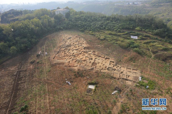 File photo of a burial area at the Sifangtang Site in Daye, Hubei Province. (Photo/Xinhua)