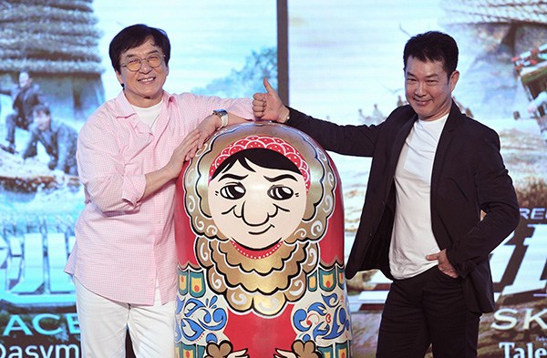Jackie Chan (left) and Yuan Biao. (Photo provided to China Daily)