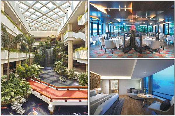 White Swan Hotel in Guangzhou, Guangdong province, has seen crowded rooms and restaurants since its reopening in July. (Photos provided to China Daily)