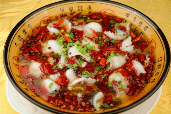 Fish with Sichuan pickles (suancai yu)