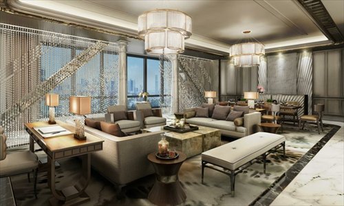 The hotel's presidential suite (Photo/Courtesy of The Langham Group)