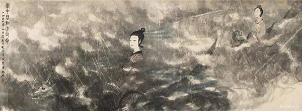 The God of Cloud and Great Lord of Fate by Fu Baoshi. (Photo provided to China Daily)