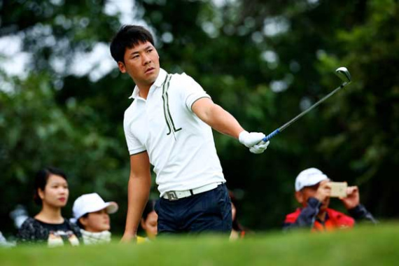 Zhang Xinjun was the third-highest earner on the PGA Tour China Series last year, with 545,046 yuan ($82,952).(Photo provided to China Daily)