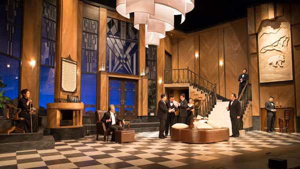 A still photo of the play And Then There Were None. (Photo provided to China Daily)